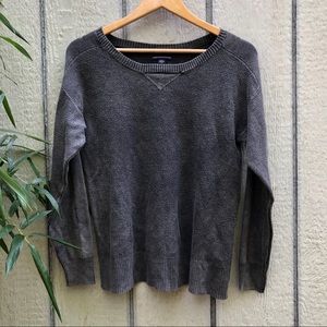 American Eagle gray acid wash sweater loungewear